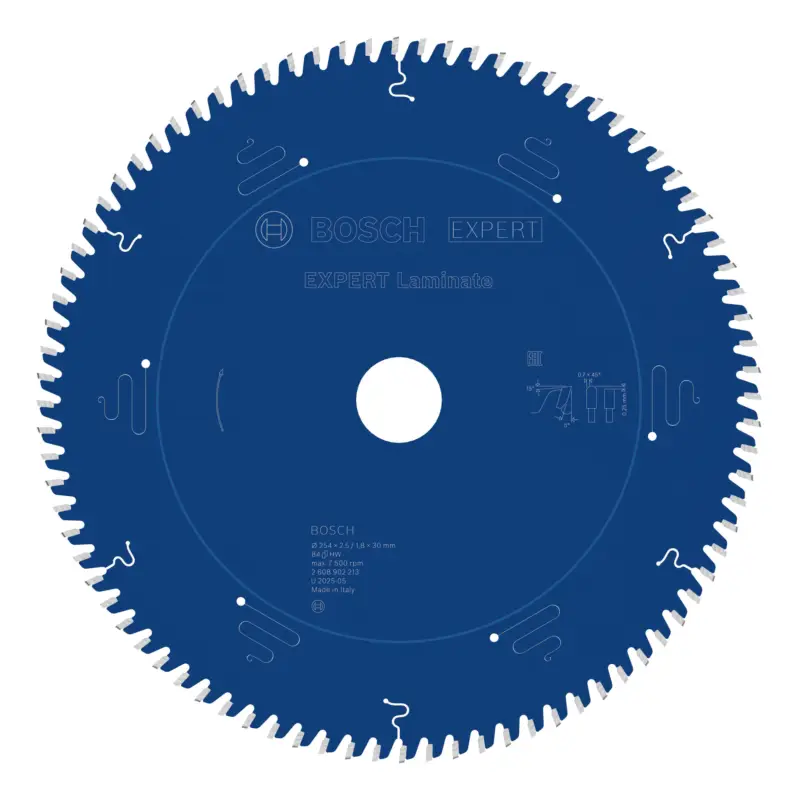Bosch Expert Laminat Kreissägeblatt, 254 x 30 mm, 84 Zähne Preisreduziert