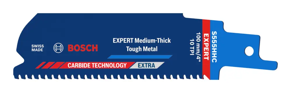 Bosch Expert Medium-Thick Tough Metal S555HHC Säbelsägeblatt - 1er Pack Neu Im Sortiment