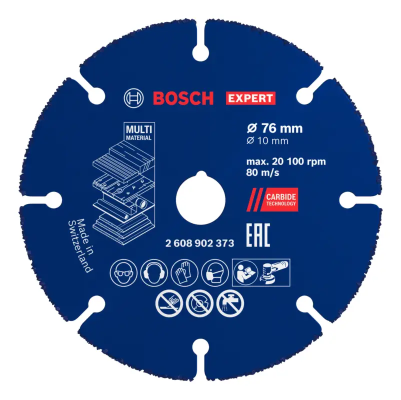 Markenprodukt Bosch Expert MultiMaterial Carbide-Trennscheibe, 76 x 10 mm