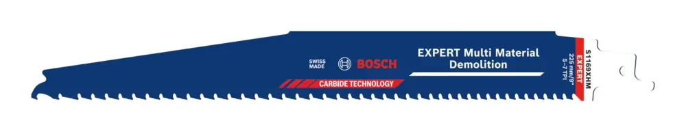 Schneller Versand Bosch Expert MultiMaterial Demolition S1169XHM Säbelsägeblatt - 3er Pack