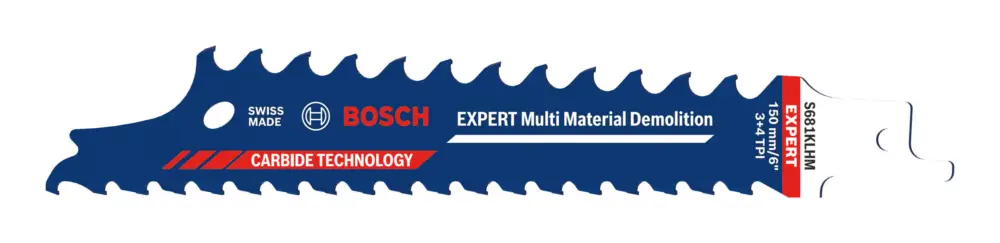 Bosch Expert MultiMaterial Demolition S681KLHM Säbelsägeblatt - 10er Pack Zertifiziert