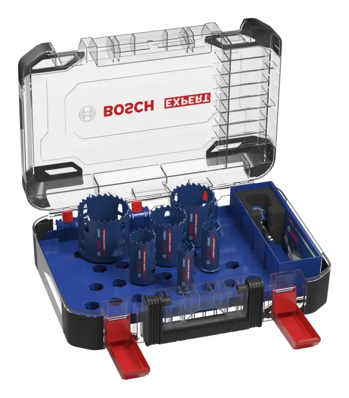 Versand Am Gleichen Tag Bosch Expert MultiMaterial Power Change Plus-Lochsägen-Set, 22/25/35/51/60/68 x 60 mm, 9-teilig