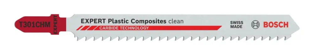 Bosch Expert Plastic Composites clean T301CHM Stichsägeblatt - 3er Pack Saisonangebot
