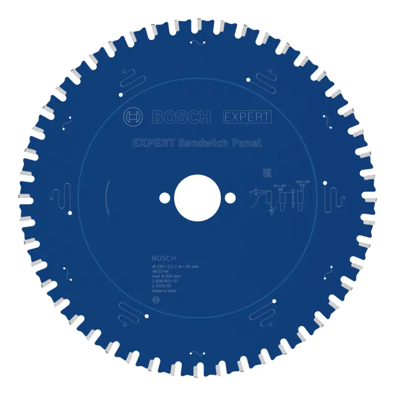Geprüft Bosch Expert Steel Kreissägeblatt, 230 x 30 mm, 48 Zähne