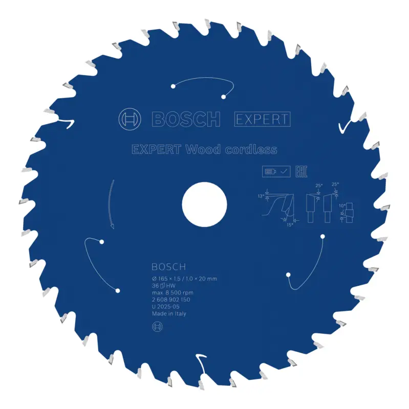 Must-Have Bosch Expert Wood Kreissägeblatt, 165 x 1, 45 x 20 mm, 36 Zähne