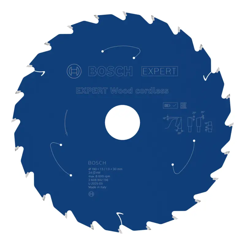 Bosch Expert Wood Kreissägeblatt, 190 x 30 mm, 24 Zähne Must-Have