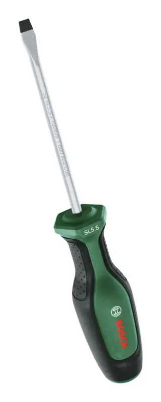 Bosch Handwerkzeug Schraubendreher Schlitz SL5.5 x 100 mm (Verpackungseinheit 5 Stück) Neu Im Sortiment