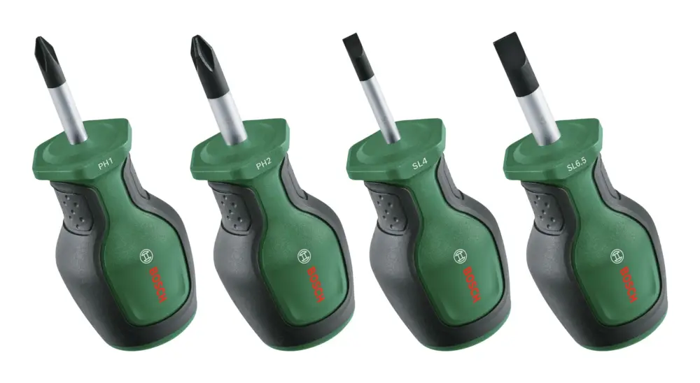 Bosch Handwerkzeug Schraubendreher-Set, kurz, 4-teilig Begrenztes Angebot