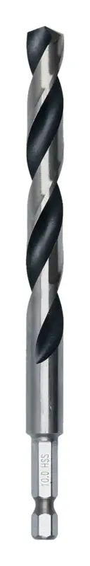 Bosch Line Metal HSS Spiralbohrer, 10 x 87 x 133 mm, HEX 1/4" Schaft (Verpackungseinheit 5 Stück) Jetzt Kaufen
