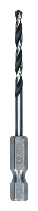 Bestpreis Bosch Line Metal HSS Spiralbohrer, 3 x 33 x 72 mm, HEX 1/4" Schaft (Verpackungseinheit 5 Stück)