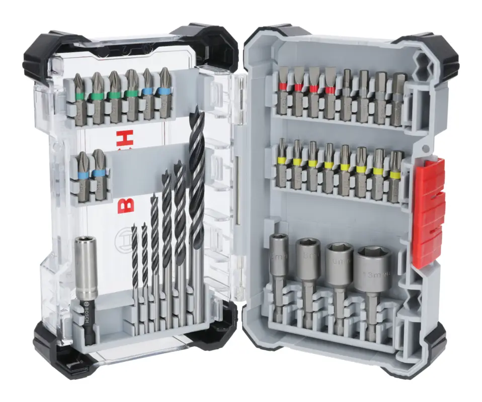Bosch Zubehör Extra Hard Schrauberbit- und Wood Bohrer-Set, 35-teilig (Verpackungseinheit 3 Sets) Super-Preis