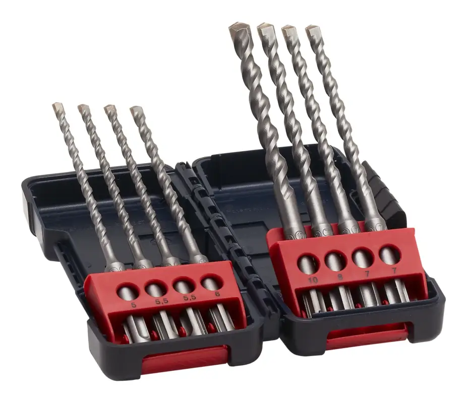 Neuheit Bosch Zubehör Hammerbohrer-Set, B8 in Tough Box, 5-10 mm, 8-teilig