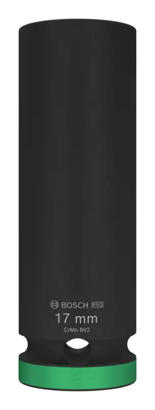Bosch Pro Impact Steckschlüsselsatz, 1/2", 17 mm, tief Highlight