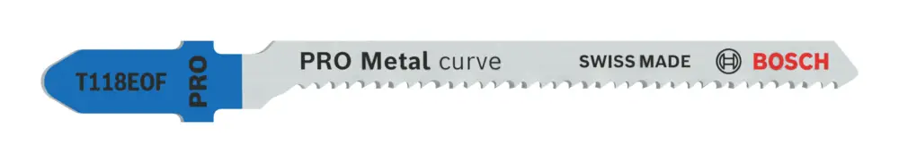 Markenware Bosch Pro Metal curve T118EOF Stichsägeblatt, 83 mm - 2er Pack (Verpackungseinheit 10 Stück)