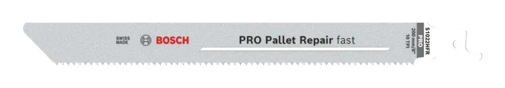 Bosch Pro Pallet Repair fast S1022HFR Säbelsägeblatt, 0,9 x 19 x 200 mm - 5er Pack Abverkauf