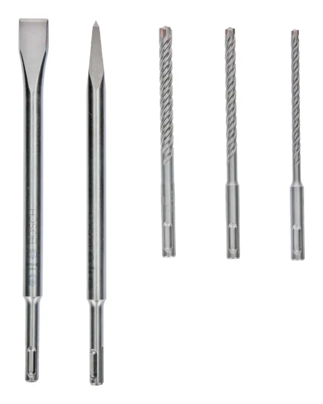 Rabatt Bosch Pro SDS plus-4C Meißel- und Bohrersatz, 5-teilig