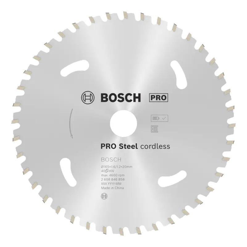 Direktkauf Bosch Pro Steel cordless Kreissägeblatt, 165 x 1,6 x 20 mm