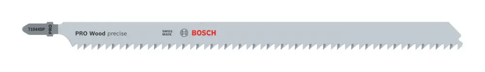 Bosch Pro Wood precise T1044DP Stichsägeblatt, 250 mm - 2er Pack (Verpackungseinheit 10 Stück) Neue Ware