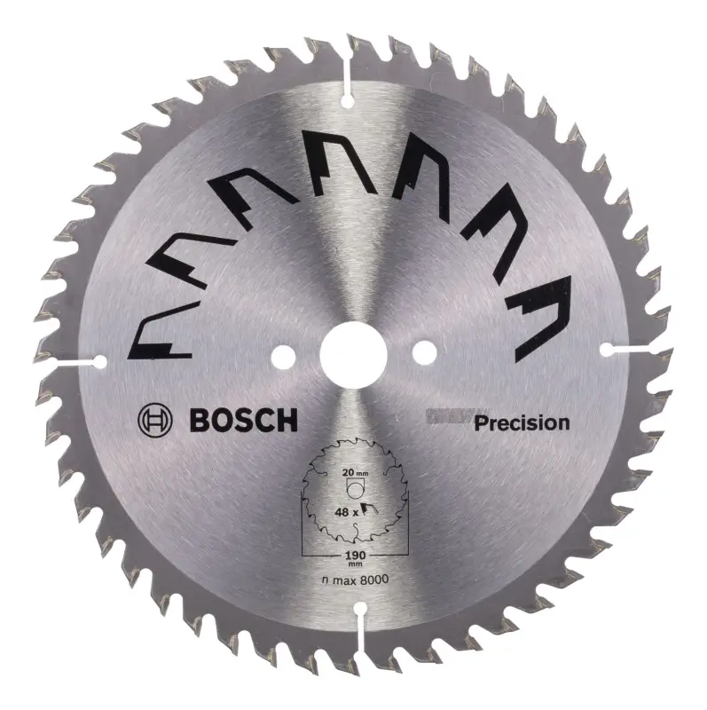 Bosch Zubehör Kreissägeblatt Precision, 190 x 20 mm, Zähnezahl 48 Top-Preis