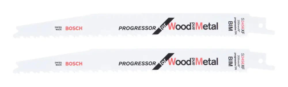Mega-Angebot Bosch Zubehör Säbelsägeblatt Bimetall, S 3456 XF Progressor for Wood and Metal - 2er Pack (Verpackungseinheit 5 Stück)