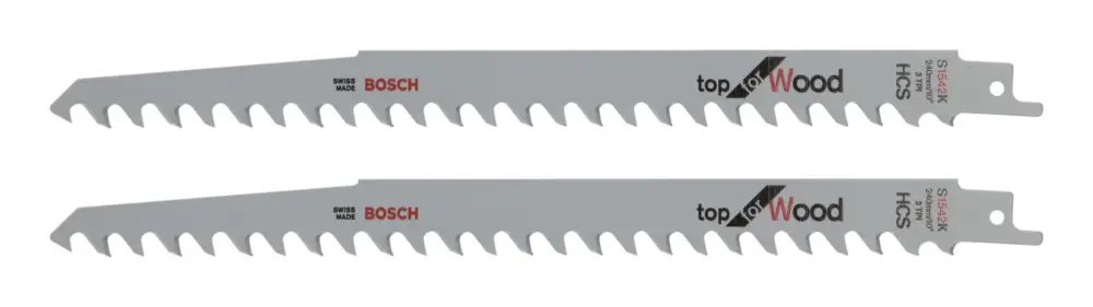 Bosch Zubehör Säbelsägeblatt HCS, S 1542 K Top for Wood - 2er Pack (Verpackungseinheit 5 Stück) Sale