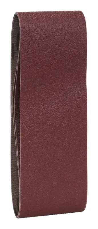 Direktkauf Bosch Zubehör Schleifband-Set, 65 x 410 mm, für Bandschleifer, rote Qualität, K60/80/100, 3-teilig