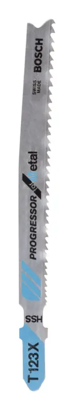 Bosch Zubehör Stichsägeblatt HSS, T 123 XF Progressor for Metal - 2er Pack (Verpackungseinheit 5 Stück) Kracherpreis