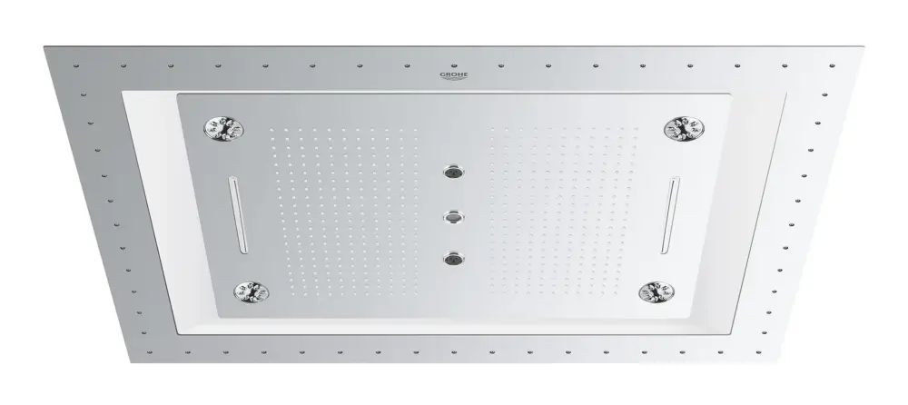 Grohe Rainshower F-Series 40" Deckenbrause 6+ Strahlarten mit Licht - Chrom Direkt Vom Hersteller