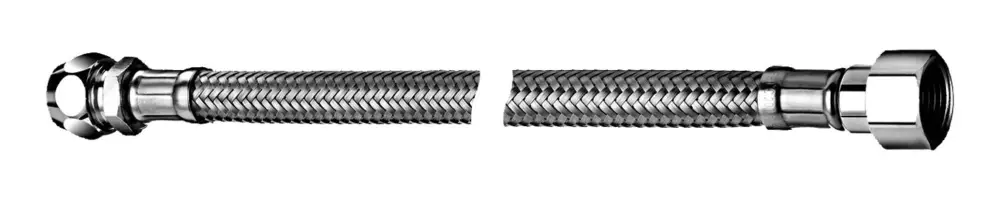 Schell Clean-Flex S Flexibler Schlauch mit Konus-Quetschverschraubung G 3/8 AG x Ø 10 mm und Überwurfmutter G 3/8 IG drehbar Länge 500 mm Chrom lose verpackt (Verpackungseinheit 50 Stück) Bestpreis