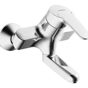 Versand Am Gleichen Tag Hansa Hansamix Waschtisch-Einhand-Wandbatterie Care® Strahlregler Bedienungshebel (Metall) Ausladung 171 mm