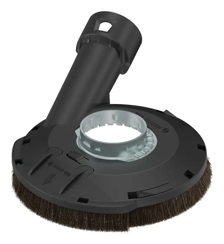 Abverkauf Bosch Pro Absaughaube für Winkelschleifer, ohne Schlüssel, 115/125 mm