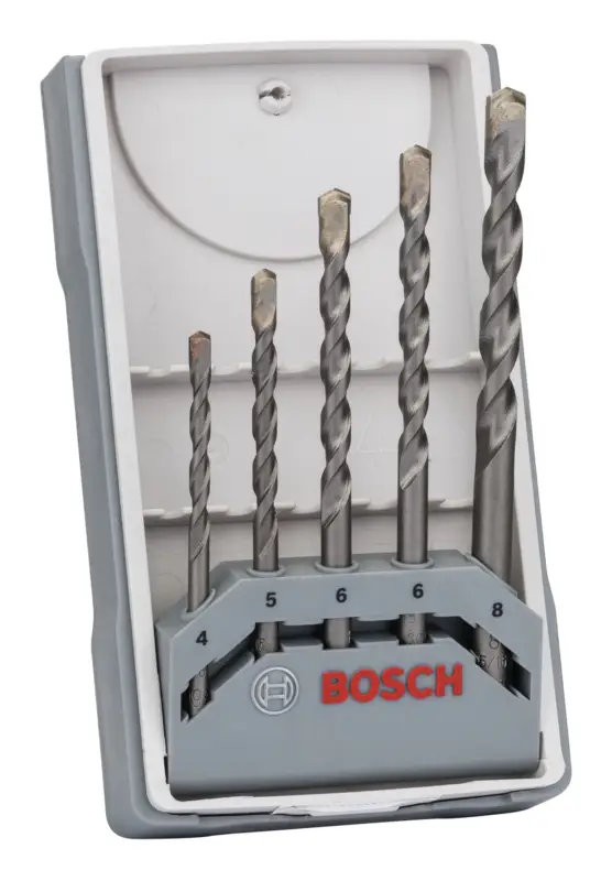 Günstig Bosch Zubehör CYL-3 Set, Silver Percussion Betonbohrer - 4 - 8 mm, 5-teilig