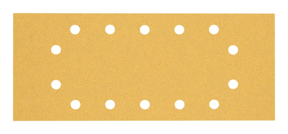 Neu Bosch Expert C470 Schleifpapier, 14 Löcher, für Schwingschleifer, 115 x 280 mm, K 80 - 10er-Pack (Verpackungseinheit 5 Stück)