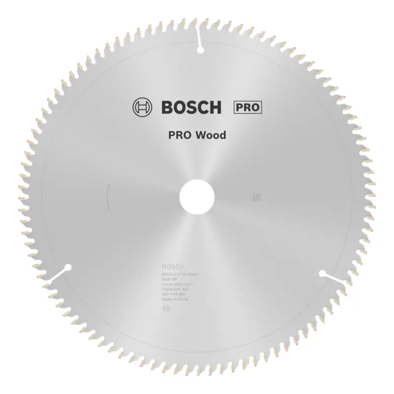 Preisreduziert Bosch Pro Wood Kreissägeblatt, 305 x 2,5 x 30 mm, 96 Zähne, für Netz-Kapp- und Gehrungssägen