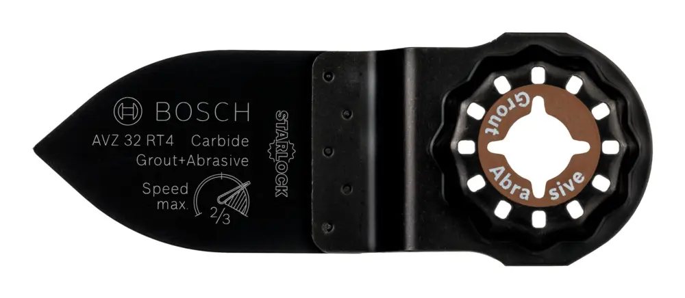 Bosch Zubehör AVZ 32 RT4 Carbide-RIFF Schleiffinger - 50 x 32 mm Neue Kollektion