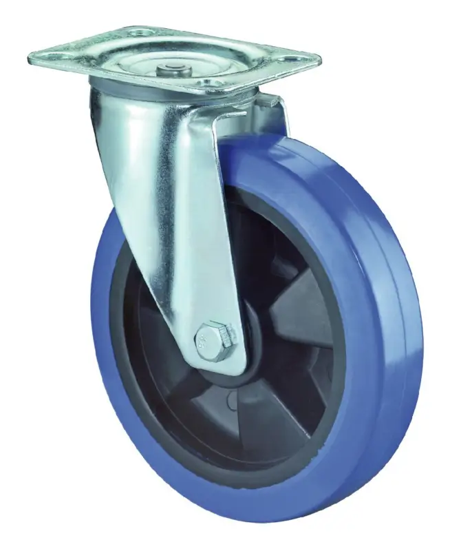 BS Rollen Lenkrolle, blau Kunststofffelge L400.B61.160 Knallerangebot