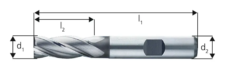 Begrenztes Angebot Forum Schaftfräser D844K HSSE 8,5 mm