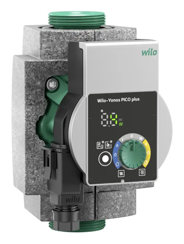 Begrenztes Angebot WILO Nassläufer-Umwälzpumpe Yonos Pico Plus 25/1-6, 230 V, 50/60 Hz, 10 bar