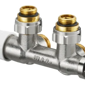 OVENTROP Anschlussarmatur Multiblock T Eckform PN 10 G ½ AG x G ¾ AG Messing - vernickelt Jetzt Kaufen
