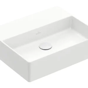 Villeroy & Boch Memento 2.0 Waschbecken für Möbel ohne Hahnloch ohne Überlauf Unterseite geschliffen 500 x 420 x 140 mm - Weiß Alpin Online Kaufen