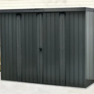 Schnäppchen Floraworld Geräteschrank mit Flachdachinkl. Zubehör 226 x 81 x 180 cm