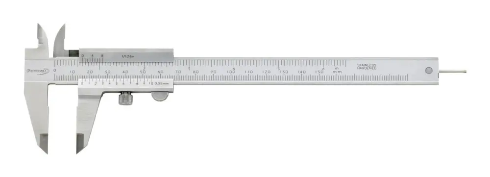 Fortis Taschenmessschieber Feststellung 150 mm 1/50 1/1000 Billig