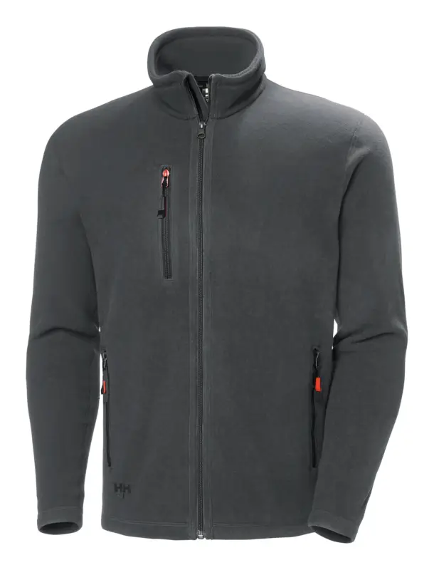 Helly Hansen Fleecejacke Oxford, Fleece, Größe XL, grau Garantierte Lieferung