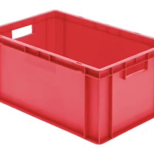 LA KA PE Stapeltransportkasten 600 x 400 x 270 mm rot (Verpackungseinheit 2 Stück) Sonderaktion