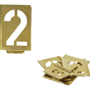 Zertifiziert Kukko Signierschablone 0-9 Schrifthöhe 50 mm
