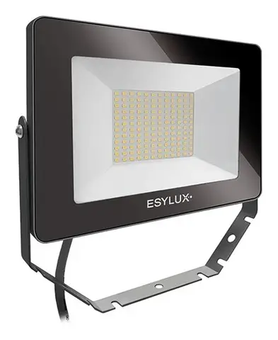 Esylux LED-Strahler 50W OFL/AFL BASIC 4000K schwarz 1 LED 5000 lm IP65 matt Konverter breitstrahlend Direktkauf