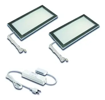 Must-Have Hera LED-Möbelanbauleuchte 6W 3000K 390 lm edelstahl gebürstet Konverter IP20 Kunststoff opal