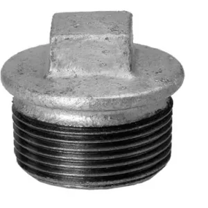 Hermann Schmidt Stopfen 290 DN 40, 1 1/2", mit Rand, verzinkt Preis Gesenkt