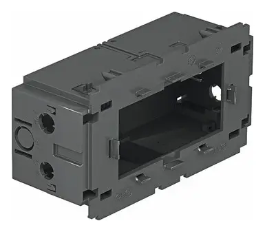 OBO Bettermann Geräteeinbaudose Geräteeinbaukanal 2f Front RM45 45 mm rast Highlight