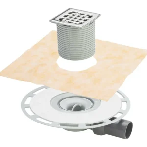 Viega Badablauf Advantix 4939 DN 50, Kunststoff grau, Ablauf waagerecht Preiswert